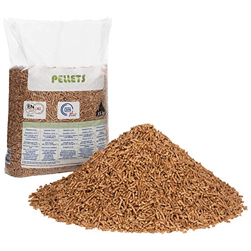 FlashPrix pellet para estufa 15kg, de madera reciclada y biomasa, para lecho de conejos, gatos y más mascotas